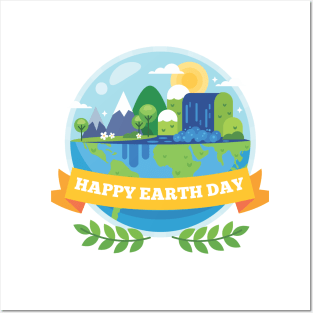 Happy Earth Day 2021 Posters and Art